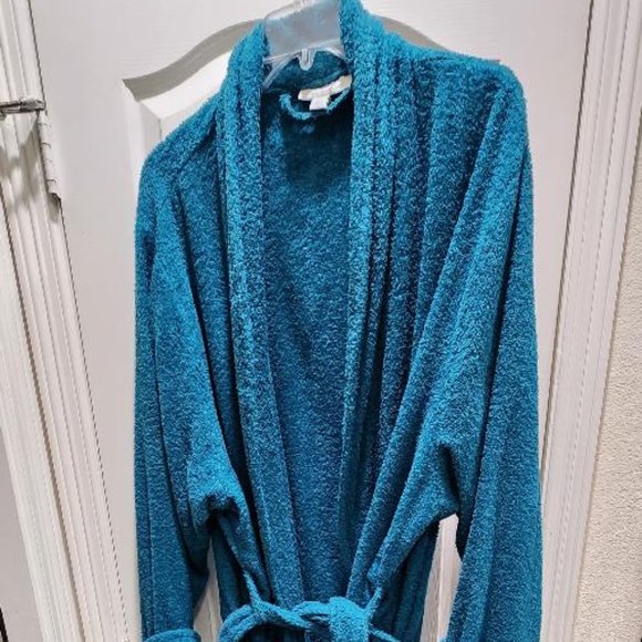 Woman Within Other - Deep Teal Long Terry Robe